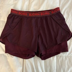 NWT Bjorn Borg Pauline Running Athletic Shorts Women’s Size Small